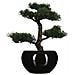 Pianta Bonsai Artificiale Con Vaso Verde - Foto miniatura 3