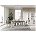 Tavolo Allungabile 90x180/440 Cm Naxy Mix Piano Bianco Frassino - Gambe Noce - Quercia Natura /bianco Frassino - Foto miniatura 5