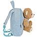 Zaino Per Bambini Orsetto Di Peluche Azzurro 23 X 27 X 7,5 Cm - Foto miniatura 3