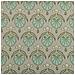 Cuscino Decorativo Pictus Cotone 45 X 45 Cm Motivo Di Piante Stampa A Blocchi Verde - Foto miniatura 2