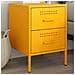 Comodino Giallo Senape 36x39x50,5 Cm In Acciaio - Foto miniatura 3