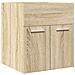Mobile Lavabo Bagno Rovere Sonoma 41x38,5x46 Cm In Truciolato - Foto miniatura 2