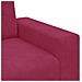Divano Sedia Rosso Vino 60 cm Velluto - Foto miniatura 7