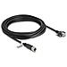 Cavo M12 codificato X da 8 pin femmina per RJ45 maschio con viti Cat. 6A S /FTP da 5 m nero - Foto miniatura 1