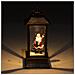 Candelabro Di Natale Con Luce Babbo Natale - Foto miniatura 2