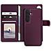 Custodia Per Samsung Galaxy S24 Con Cover Rimovibile, Viola - Foto miniatura 1