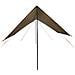 Telone da Campeggio Marrone 462x306x211 cm Impermeabile - Foto miniatura 3