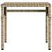 Lettini Prendisole 2 pz con Baldacchino e Tavolino Polyrattan - Foto miniatura 6