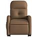 Poltrona Alzapersona Massaggiante Reclinabile Marrone Tessuto - Foto miniatura 8