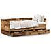 Letto a Giorno Rustico Legno Antico Legno ingegnerizzato - Foto miniatura 4