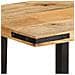 Tavolo Consolle 140x35x70 cm in Legno Massello di Mango - Foto miniatura 5