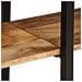 Tavolo Consolle 140x35x70 cm in Legno Massello di Mango - Foto miniatura 6