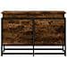 Contenitore con Coperchio Rovere Fumo 80x40x51,5cm Truciolato - Foto miniatura 4