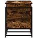 Contenitore con Coperchio Rovere Fumo 80x40x51,5cm Truciolato - Foto miniatura 5