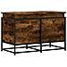 Contenitore con Coperchio Rovere Fumo 80x40x51,5cm Truciolato - Foto miniatura 6