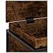 Contenitore con Coperchio Rovere Fumo 80x40x51,5cm Truciolato - Foto miniatura 8