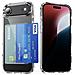 Custodia Trasparente In Acrilico Con Slot Laterale Per Carte Antiurto Compatibile Con Iphone 17 Air - Foto miniatura 6