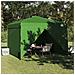 Tenda Aggiuntiva Pop-Up Verde 300 x 300 cm Tessuto - Foto miniatura 3