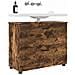 Mobile da Bagno Rovere fumo 76.5 x 35 x 64 cm Legno multistrato - Foto miniatura 3