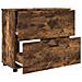 Mobile da Bagno Rovere fumo 76.5 x 35 x 64 cm Legno multistrato - Foto miniatura 5