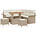Set Divano da Giardino 8 pcs Beige polyrattan - Foto miniatura 1