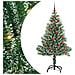 Albero di Natale Artificiale Imbiancato con Luci LED 150 cm - Foto miniatura 1