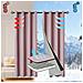 Tenda Oscurante Termica Isolante Antivento Invernale 2-in-1 Aggiornata (132x213cm, Anelli, Pannello Singolo) - Foto miniatura 2
