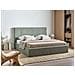Letto Contenitore Bouclé Lorient 180 X 200 Cm Verde - Foto miniatura 1