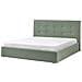 Letto Contenitore Bouclé Lorient 180 X 200 Cm Verde - Foto miniatura 3