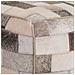 Pouf In Pelle Marrone 44x44x44h Cm - Foto miniatura 3