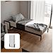 Letto A Scomparsa Studio Verticale 90x200 cm con Pistoni a Gas, Telaio Metallico Robusto, Capacità 250 kg, Ideale per Stanze Piccole o Monolocali, Salvaspazio, Materasso Non Incluso - Foto miniatura 1