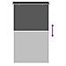 Voletta a rullo con protezione UV Nero 100 x 140 cm Poliestere - Foto miniatura 8