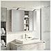 Set di Armadi da Bagno con porta 3 pcs 100 x 10,5 x 60,5 cm - Foto miniatura 2