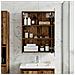 Mobiletto per specchio da bagno Legno vecchio 50 x 14,5 x 70 cm - Foto miniatura 2