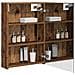 Mobiletto per specchio da bagno Legno vecchio 50 x 14,5 x 70 cm - Foto miniatura 3