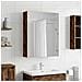 Mobiletto per specchio da bagno Legno vecchio 50 x 14,5 x 70 cm - Foto miniatura 4
