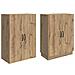 Set di armadi 2 pcs Rovere Artigianale Legno ingegnerizzato - Foto miniatura 3