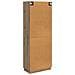Set di armadi 2 pcs Rovere Artigianale Legno ingegnerizzato - Foto miniatura 6