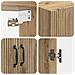 Set di armadi 2 pcs Rovere Artigianale Legno ingegnerizzato - Foto miniatura 7