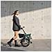Zip Bici elettrica pieghevole, motore posteriore 250W, autonomia massima 120km, piegatura in 3 secondi, ideale per pendolari urbani, metropolitana e viaggi in auto, colore nero - Foto miniatura 6