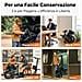 Zip Bici elettrica pieghevole, motore posteriore 250W, autonomia massima 120km, piegatura in 3 secondi, ideale per pendolari urbani, metropolitana e viaggi in auto, colore nero - Foto miniatura 7