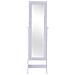 Armadio Portagioie A Specchio Con 20 Luci Led Bianco 40x37x146 Cm - Foto miniatura 4