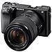 Fotocamera Mirrorless A6400m CMOS Exmor 24,2 MP + 18-135 mm f / 3.5-5.6 Menu Italiano - Foto miniatura 3
