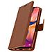 Custodia Galaxy A20e Portafoglio Supporto Video Cover Soft Touch - Marrone - Foto miniatura 3