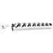 Multipresa Ciabatta 7 Posti Bipasso / schuko Presa Tedesca 10/16a Cavo 1,5mt Interruttore Luminoso - Sku 8714 - Foto miniatura 2
