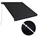 Tenda da Sole Retrattile Manuale con LED 300x250 cm Antracite - Foto miniatura 1