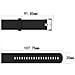 Compatibile Con Garmin Forerunner 245/245m Braccialetto In Silicone Nero - Foto miniatura 12