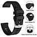 Compatibile Con Garmin Forerunner 245/245m Braccialetto In Silicone Nero - Foto miniatura 2