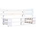 Set di Divani su Pallet 6pz e Cuscini in Pino Impregnato Bianco - Foto miniatura 2