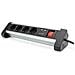 4-fold power strip Office 2x USB socket - Foto miniatura 1